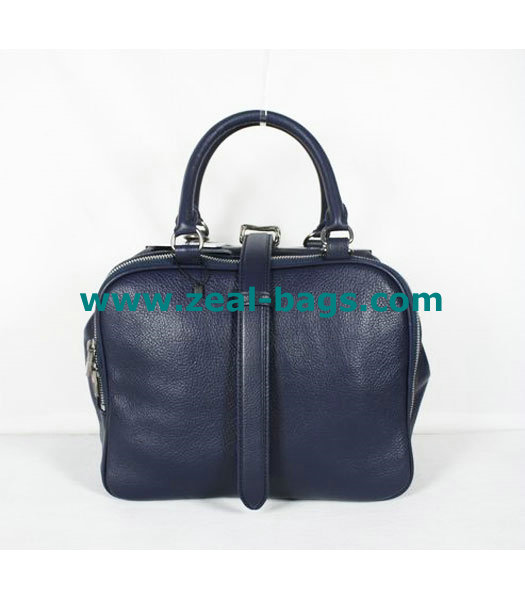 AAA Replica Alexander Wang Sapphire Blue Leather Tote Bag - Click Image to Close